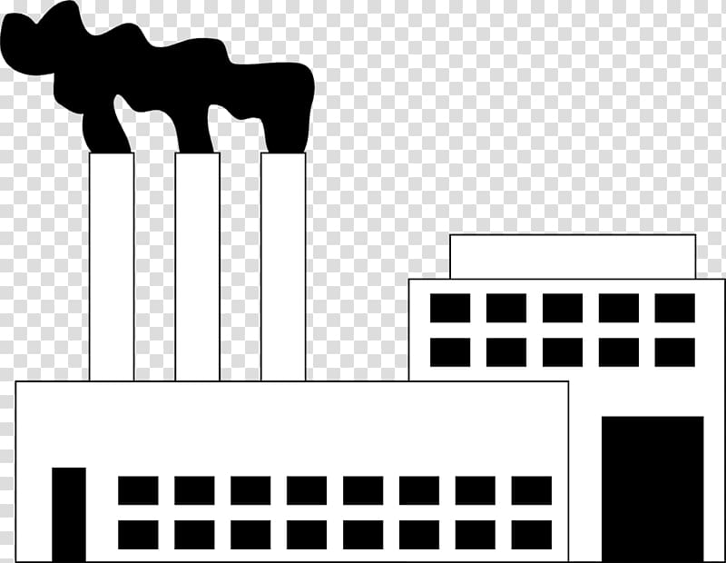 factory clip art black and white
