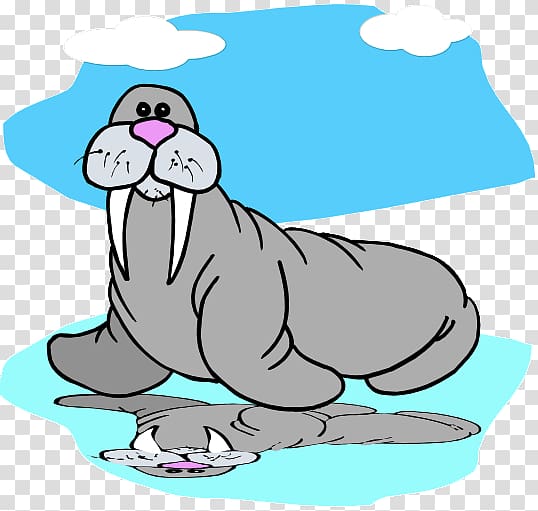 Walrus Animaatio, walrus transparent background PNG clipart