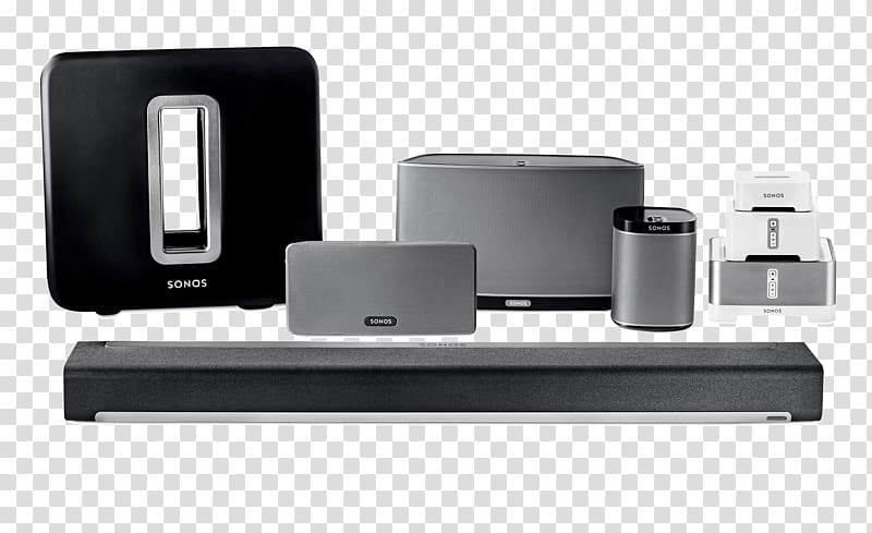 Sonos Multiroom Audio Music centre Loudspeaker, hi-fi transparent background PNG clipart