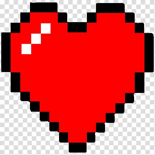 Red Heart Illustration Pixel Art Minecraft Minecraft
