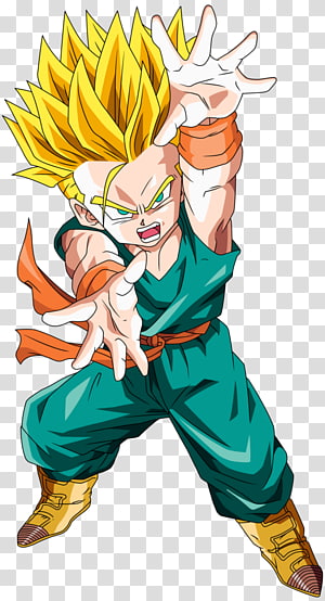 Pan Gotenks Goku Vegeta Uub, goku, cartoon, fictional Character, anime png