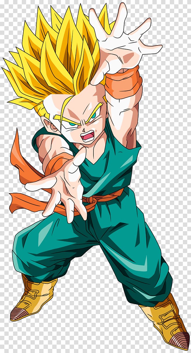 Goku Gohan Vegeta Goten Trunks, goku ssj5 transparent background PNG  clipart