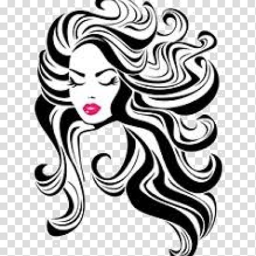 Hairstyle Hairdresser Hair Styling Products Long hair, hair transparent background PNG clipart