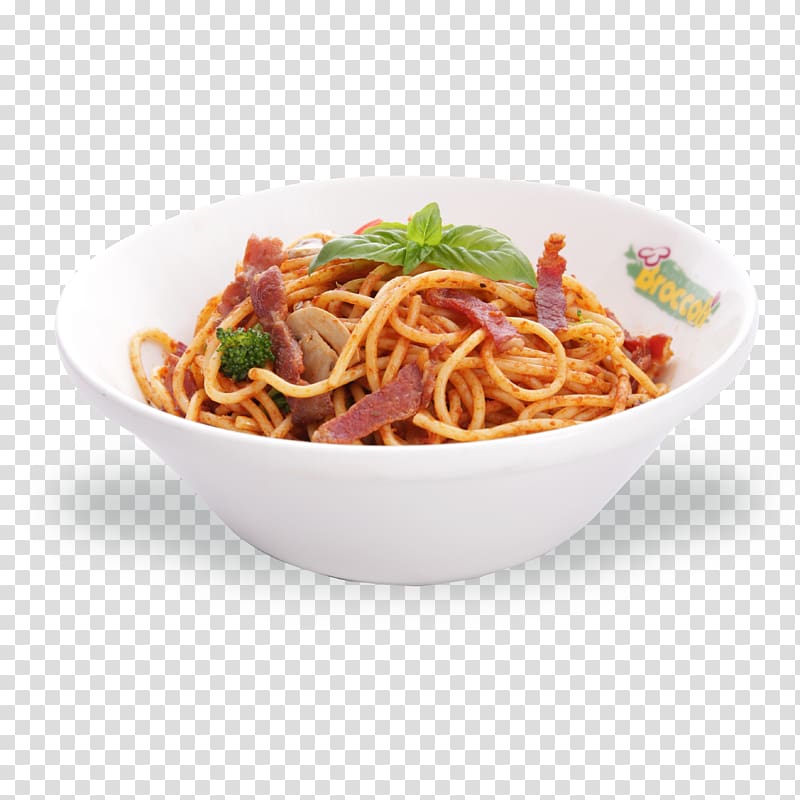 spaghetti dish, Pasta Italian cuisine Chinese noodles Bigoli Pizza, plates transparent background PNG clipart