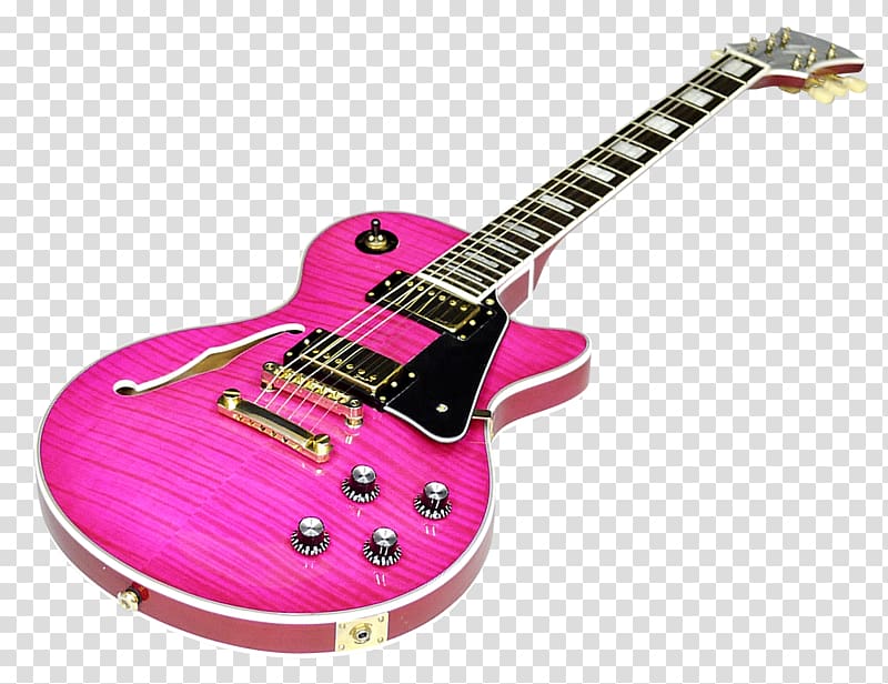 Acoustic-electric guitar Acoustic guitar String Instruments, guitar pink burst transparent background PNG clipart