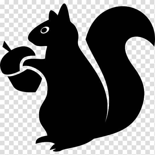 Squirrel Silhouette , squirrel transparent background PNG clipart