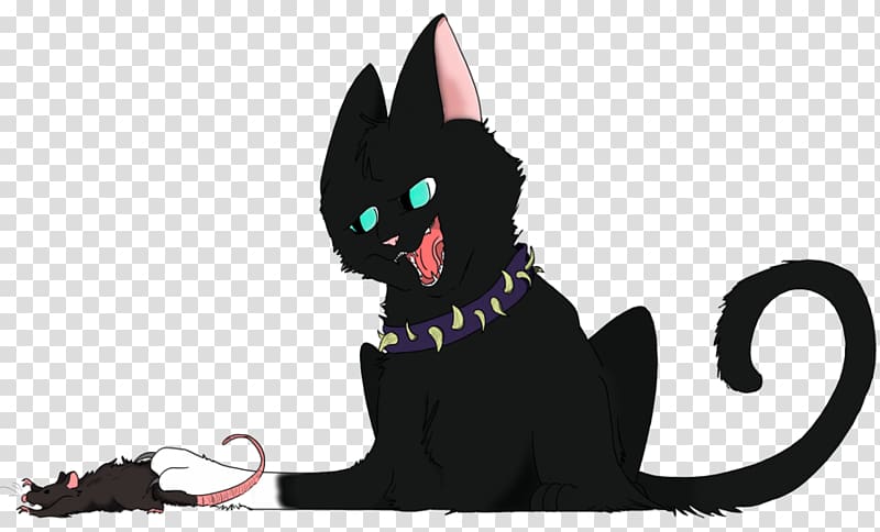 Whiskers The Rise of Scourge Warriors Black cat, Cat transparent background PNG clipart