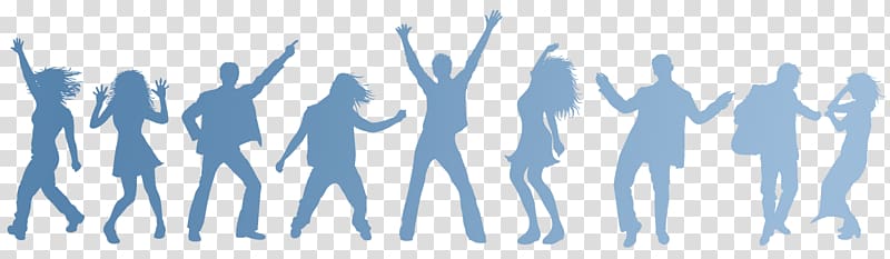 Dance party Silhouette , whitening mask creative transparent background PNG clipart