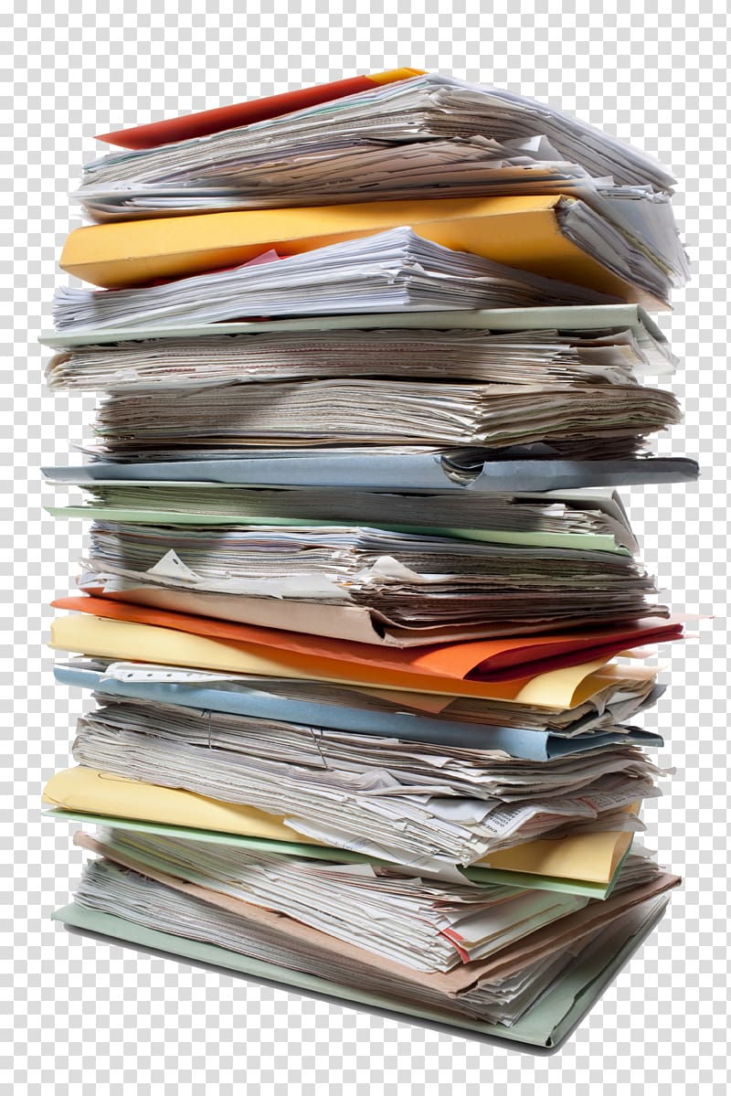 assorted books, Paper Stack Document , Pile transparent background PNG clipart
