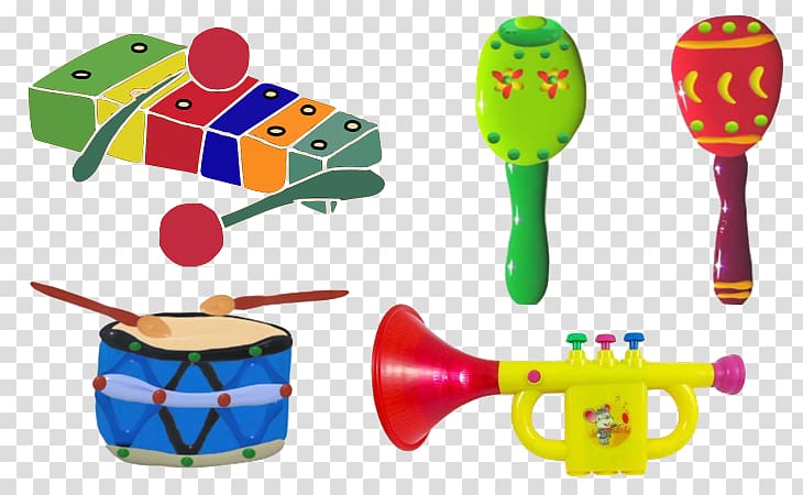 Educational Toys Plastic Toy block, music instruments transparent background PNG clipart
