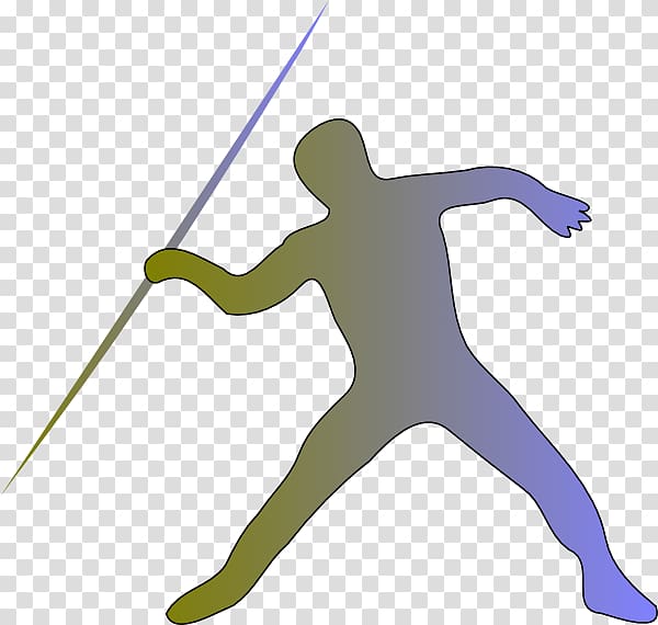 Track & Field Javelin throw, Javelin Throw transparent background PNG clipart