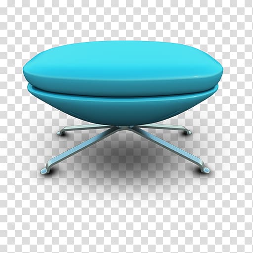 Chair Furniture ICO Icon, blue chair transparent background PNG clipart