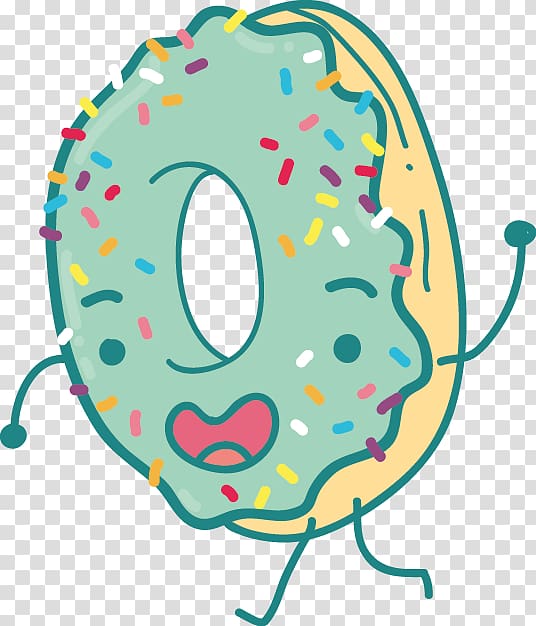 Doughnut Montreal-style bagel Bakery Icing, running bagel transparent background PNG clipart