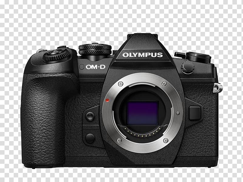 Olympus OM-D E-M1 Mark II Panasonic Lumix DC-G9 Micro Four Thirds system Mirrorless interchangeable-lens camera, Camera transparent background PNG clipart