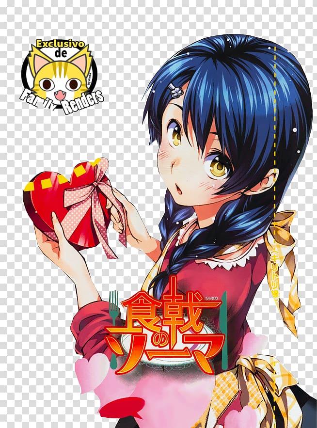 Sōma Yukihira Food Wars!: Shokugeki no Soma Anime Manga Desktop, Shokugeki  no soma, black Hair, fictional Character, cartoon png