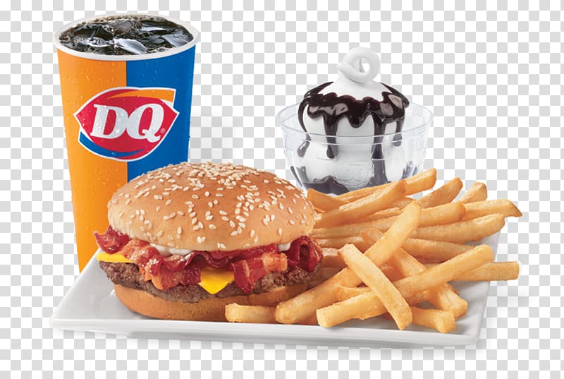 Cheeseburger Dairy Queen Grill & Chill Chicken fingers Hamburger Barbecue, crab fry transparent background PNG clipart