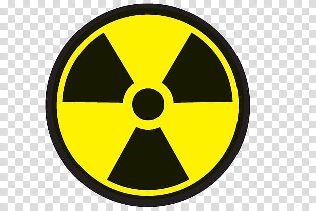 Radioactive decay Hazard symbol Radiation Nuclear power, non renewable resources transparent background PNG clipart
