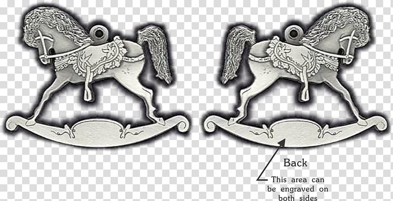 Horse Christmas ornament Pewter Medal, horse transparent background PNG clipart