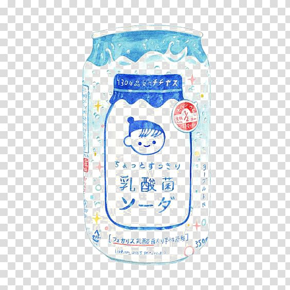 Alcoholic drink Illustration, Lactobacillus yogurt transparent background PNG clipart