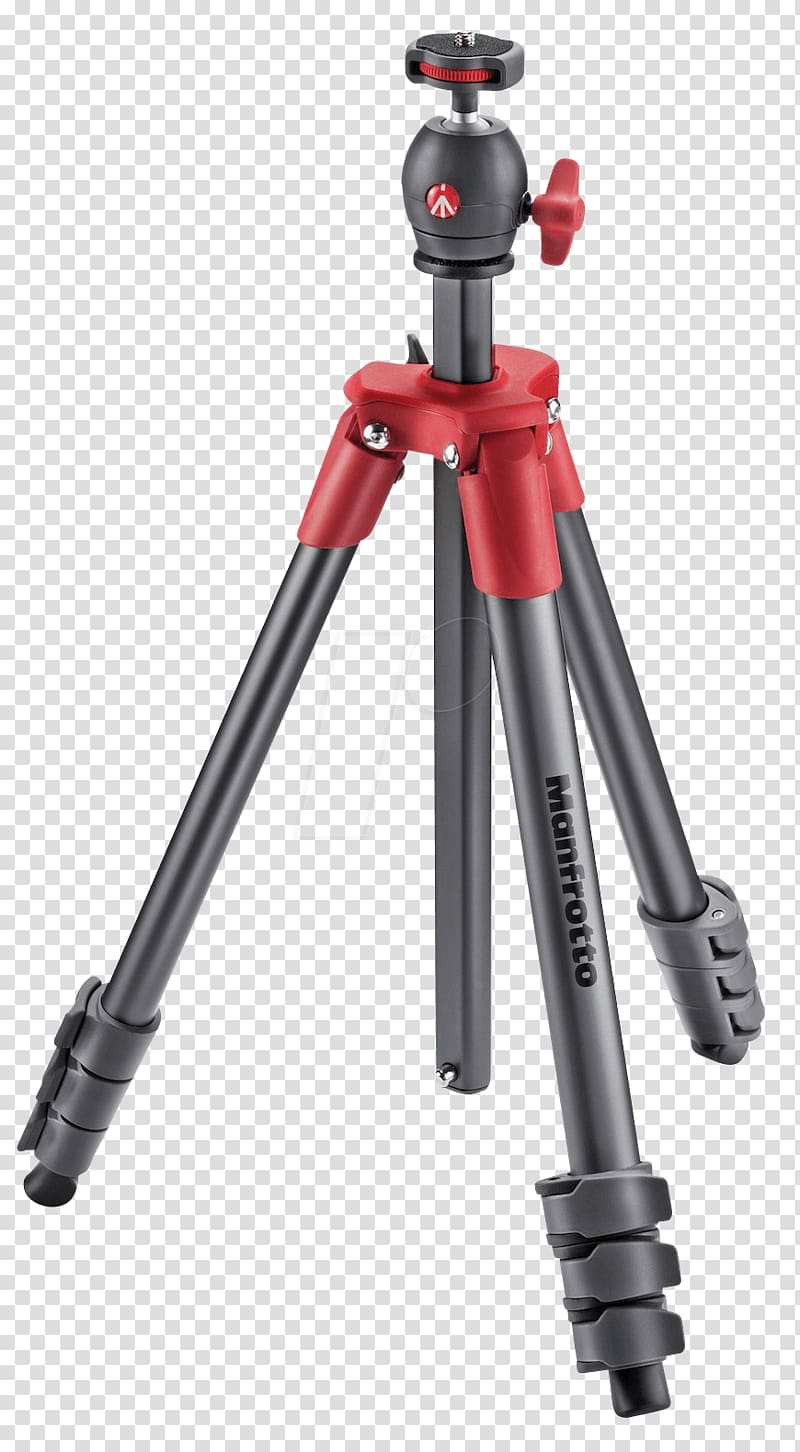 Manfrotto Ball head Tripod Point-and-shoot camera, tripod sculpture transparent background PNG clipart