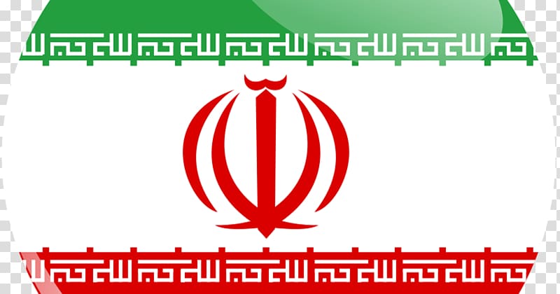 Flag of Iran , transparent background PNG clipart