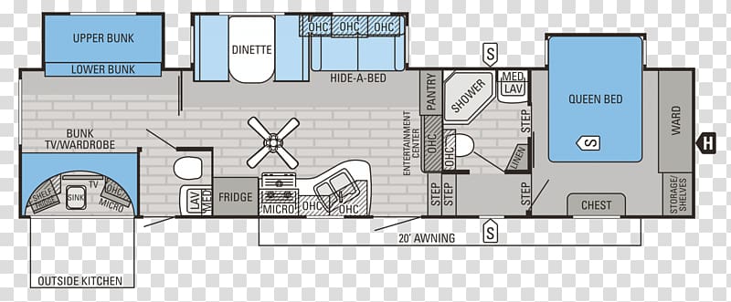 Jayco, Inc. Caravan Campervans Fifth wheel coupling Floor plan, forest river transparent background PNG clipart