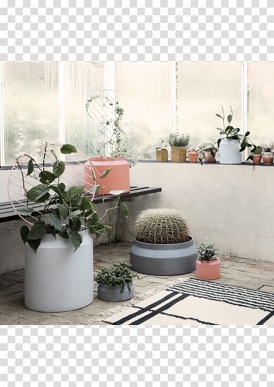 Flowerpot ferm LIVING ApS Trellis Houseplant, okra transparent background PNG clipart