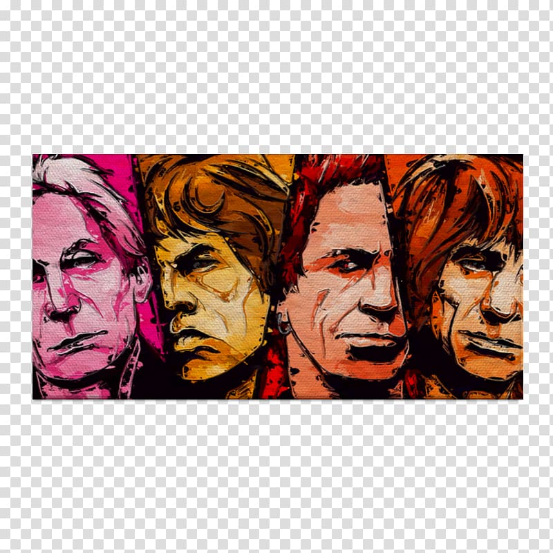 Modern art The Rolling Stones Poster Pop art, others transparent background PNG clipart