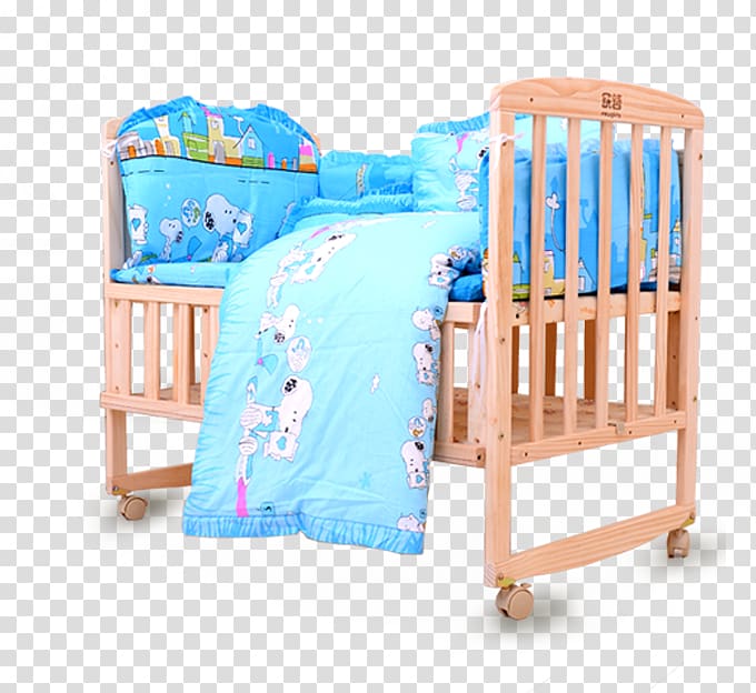 Infant bed Bed sheet Bed frame Bunk bed, Wooden baby child bed transparent background PNG clipart