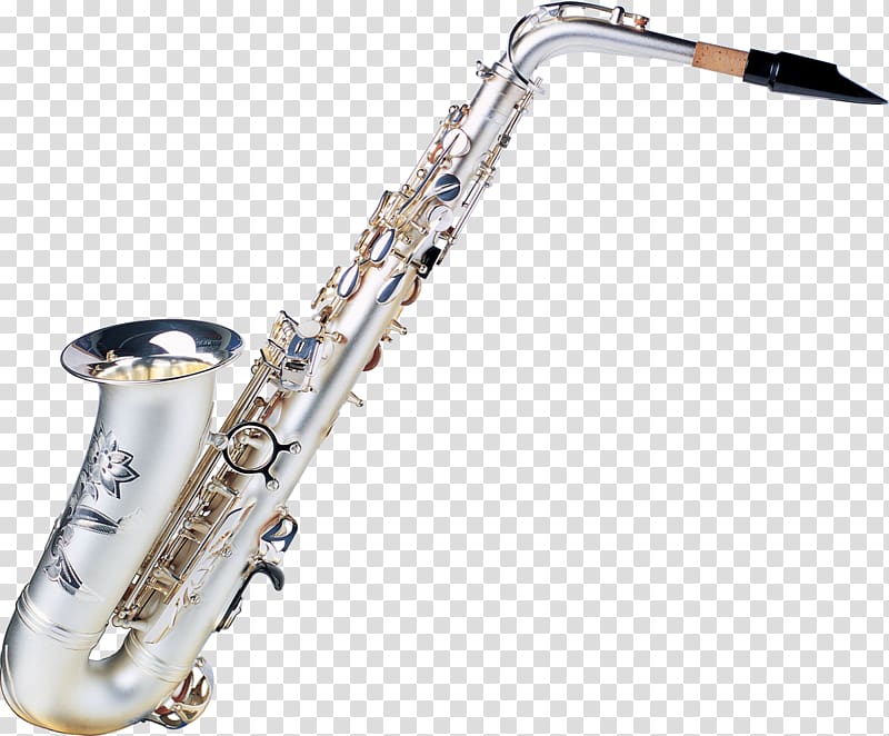 Saxophone Musical Instruments Western concert flute , trumpet and saxophone transparent background PNG clipart