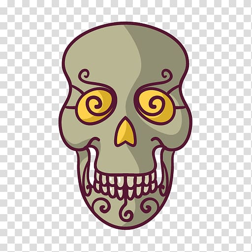 Skull Computer Icons , skull transparent background PNG clipart