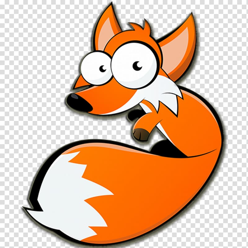 Cartoon Funny animal Fox, fox transparent background PNG clipart