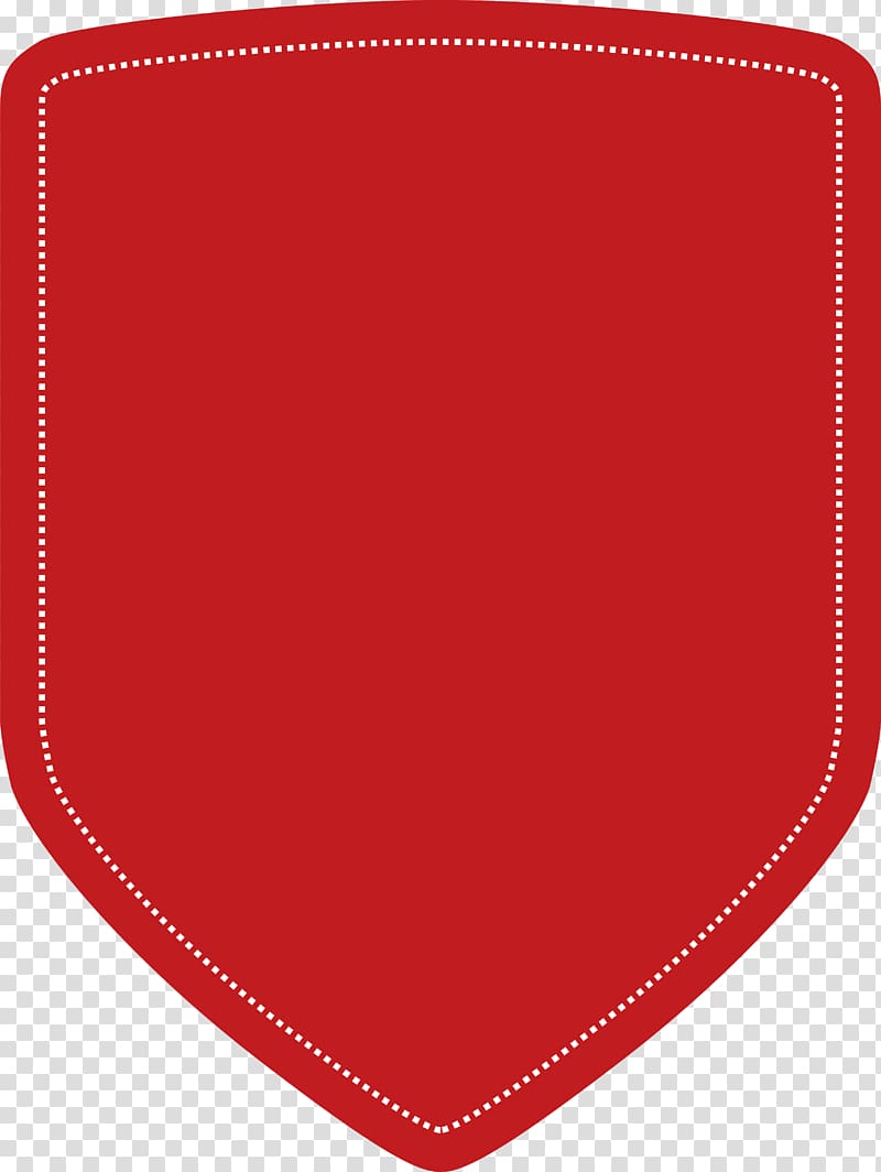 red badge , Red Rectangle Pattern, Square shield transparent background PNG clipart