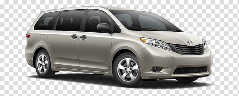 Minivan Toyota Sienna Compact car, toyota transparent background PNG clipart