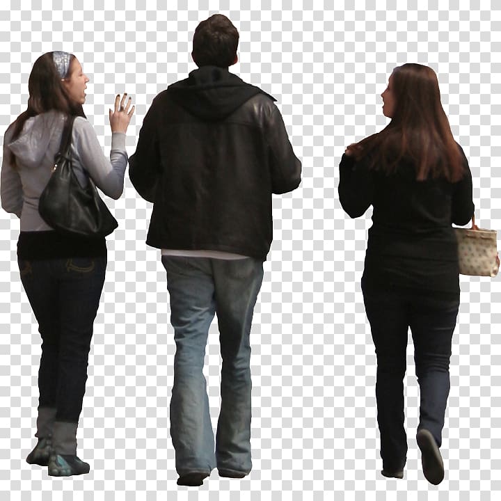 man standing between two women, Computer Software Person, walk transparent background PNG clipart