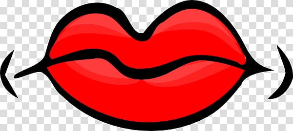 red lips illustration, Cartoon Lips Glamour transparent background PNG clipart