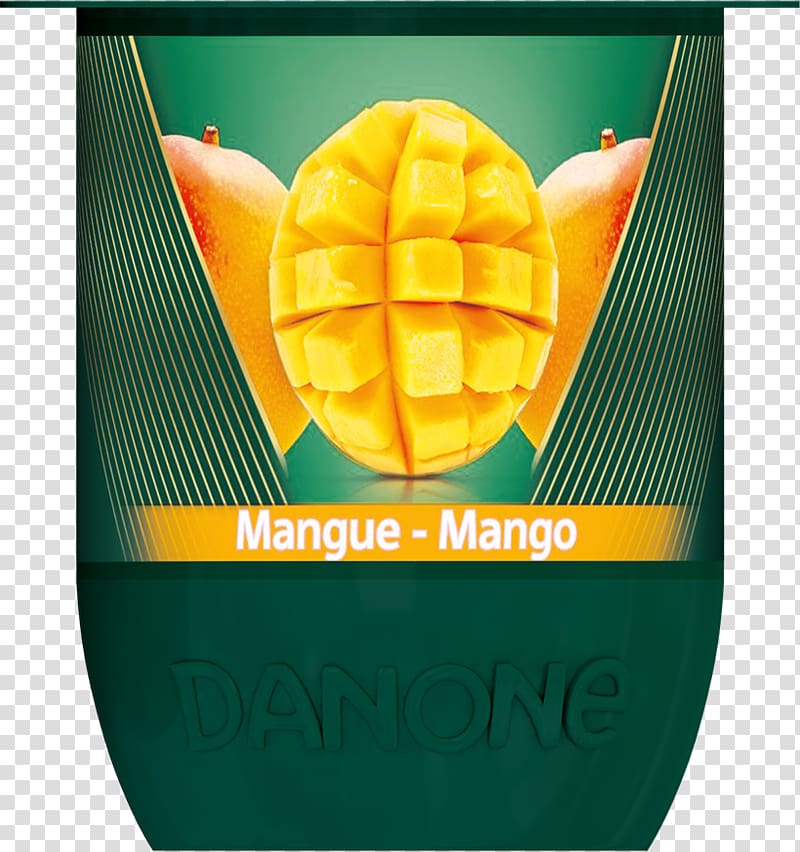 Mango Activia Yoghurt Orange S.A. Fruit, mango transparent background PNG clipart