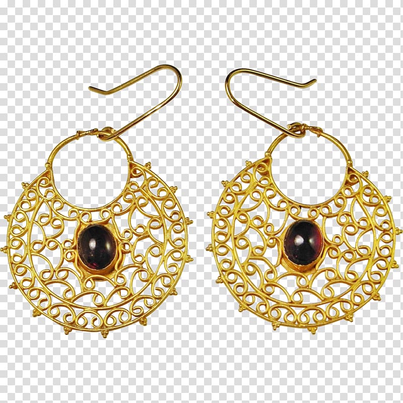 Earring 6th century Jewellery Byzantine chain Gold, Jewellery transparent background PNG clipart