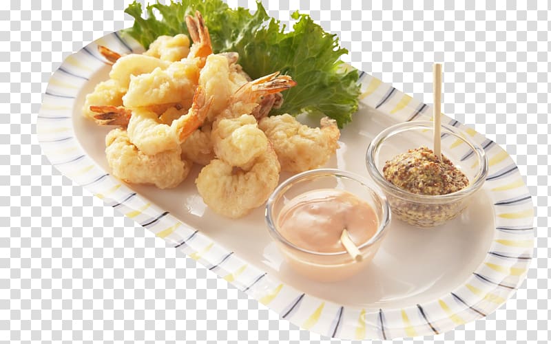 Fried prawn Fritter Caridea Fried chicken French fries, Delicious spicy fried shrimp transparent background PNG clipart