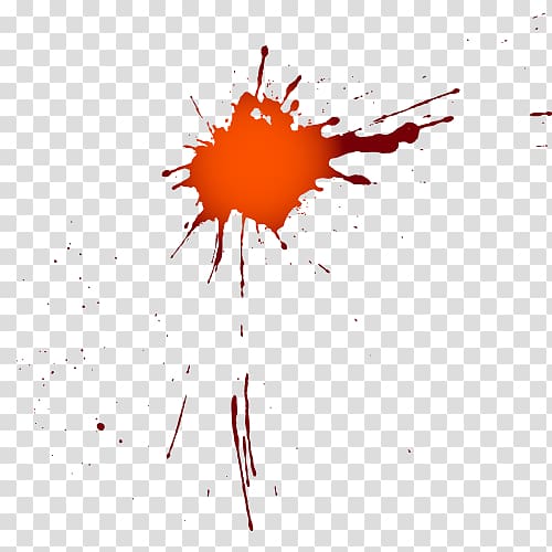 Ink Splash, Blood spatter transparent background PNG clipart