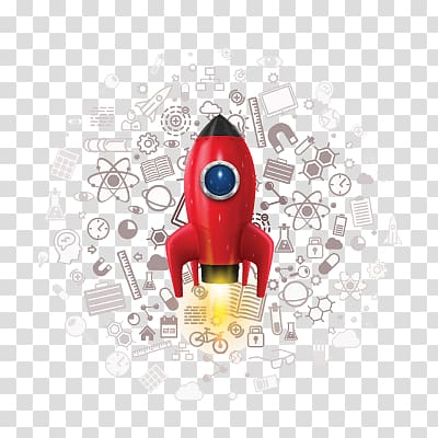 Rocket launch Idea, Rocket transparent background PNG clipart