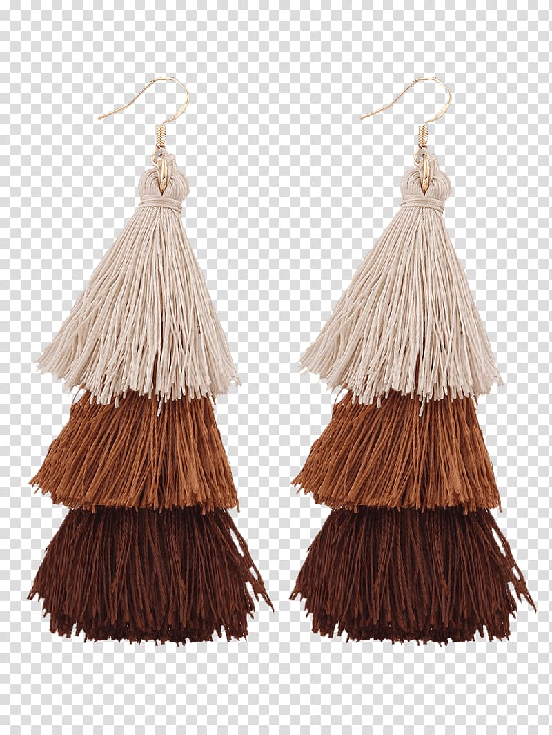 Earring Tassel Jewellery Clothing Accessories Fringe, Jewellery transparent background PNG clipart