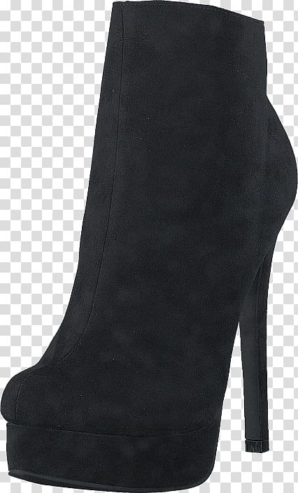 Boot Suede High-heeled shoe Black M, look out transparent background PNG clipart