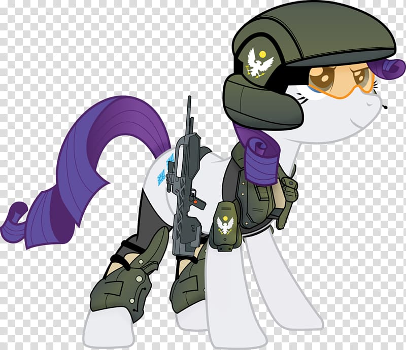 Pony Rarity Halo: Combat Evolved Halo: Reach Master Chief, My little pony transparent background PNG clipart