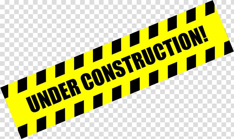 Under construction transparent background PNG clipart