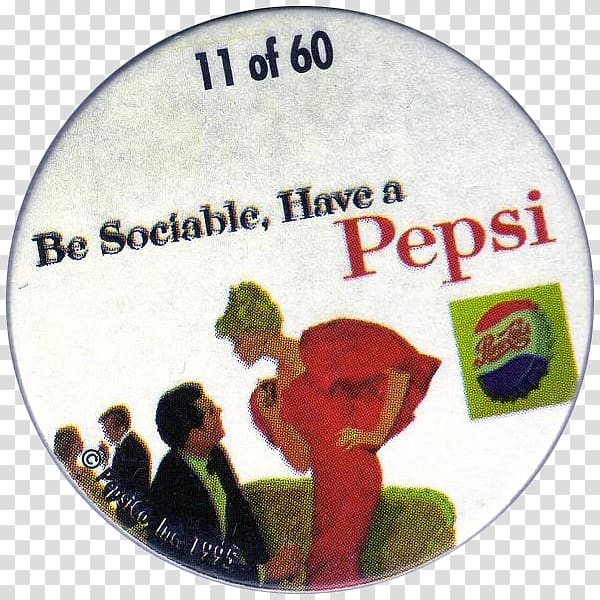 Pepsi Milk caps Advertising Discover Card, pepsi transparent background PNG clipart