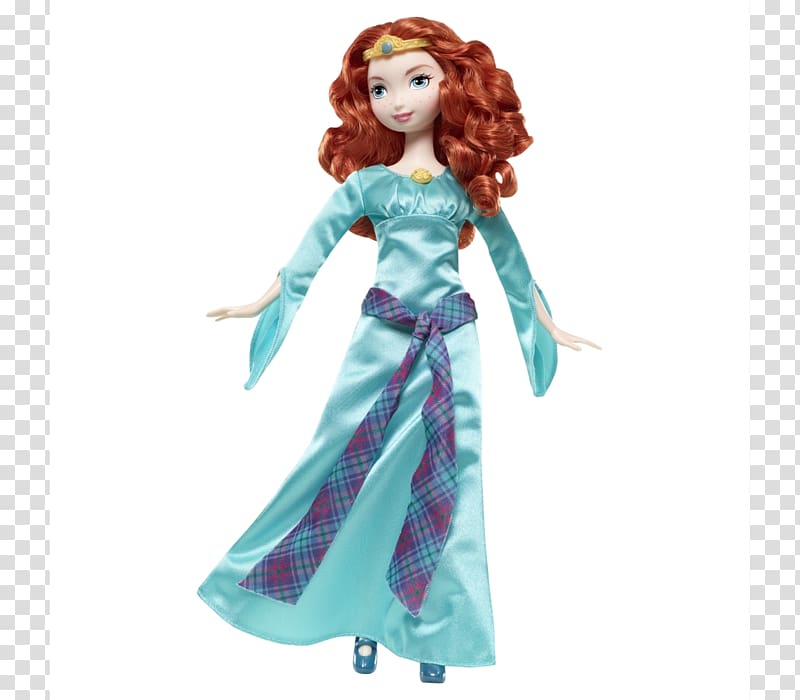 Merida Brave Ariel Disney Princess Doll, Brave merida transparent background PNG clipart