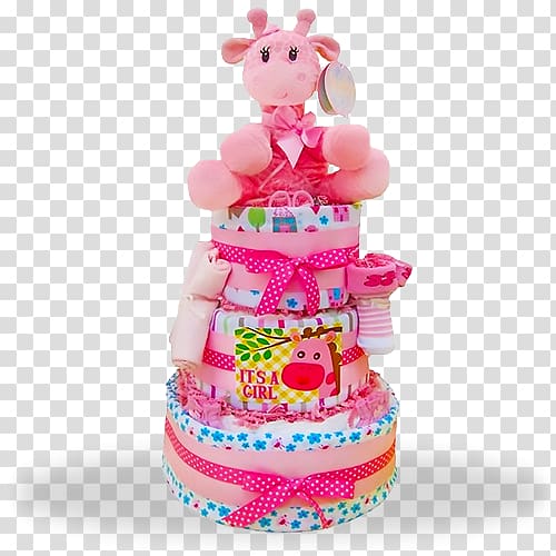 Diaper Cake Infant Gift, cake transparent background PNG clipart