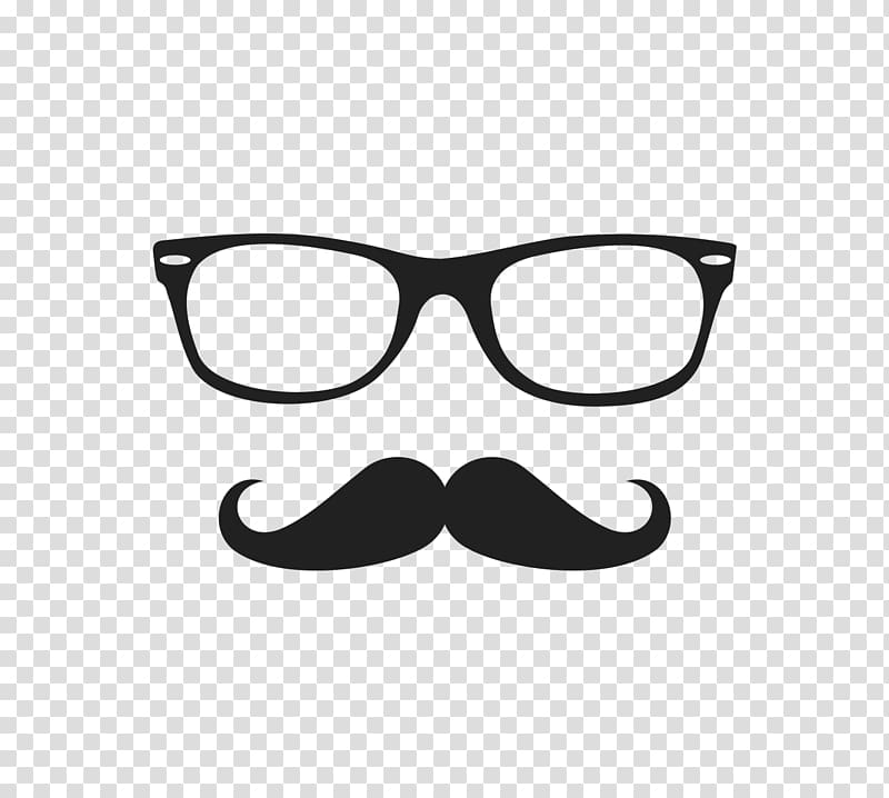 black sunglasses and mustache illustration, Drawing WhatsApp Desktop , mustache sketch transparent background PNG clipart