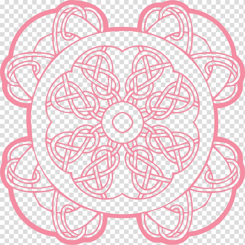Coloring book Celts Ornament Celtic knot Design, design transparent background PNG clipart